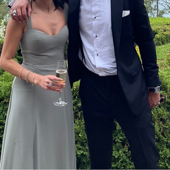 Jenny Yoo Harris Dress in Moss green - worn once - Picture 3 of 3